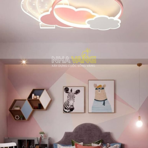 ĐÈN LED MICA ỐP TRẦN TẠO HÌNH DÀNH CHO BÉ GÁI MN-111