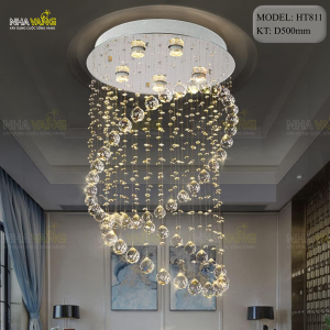 ĐÈN ỐP TRẦN THẢ PHA LÊ 𝐇𝐓𝟖𝟏𝟏