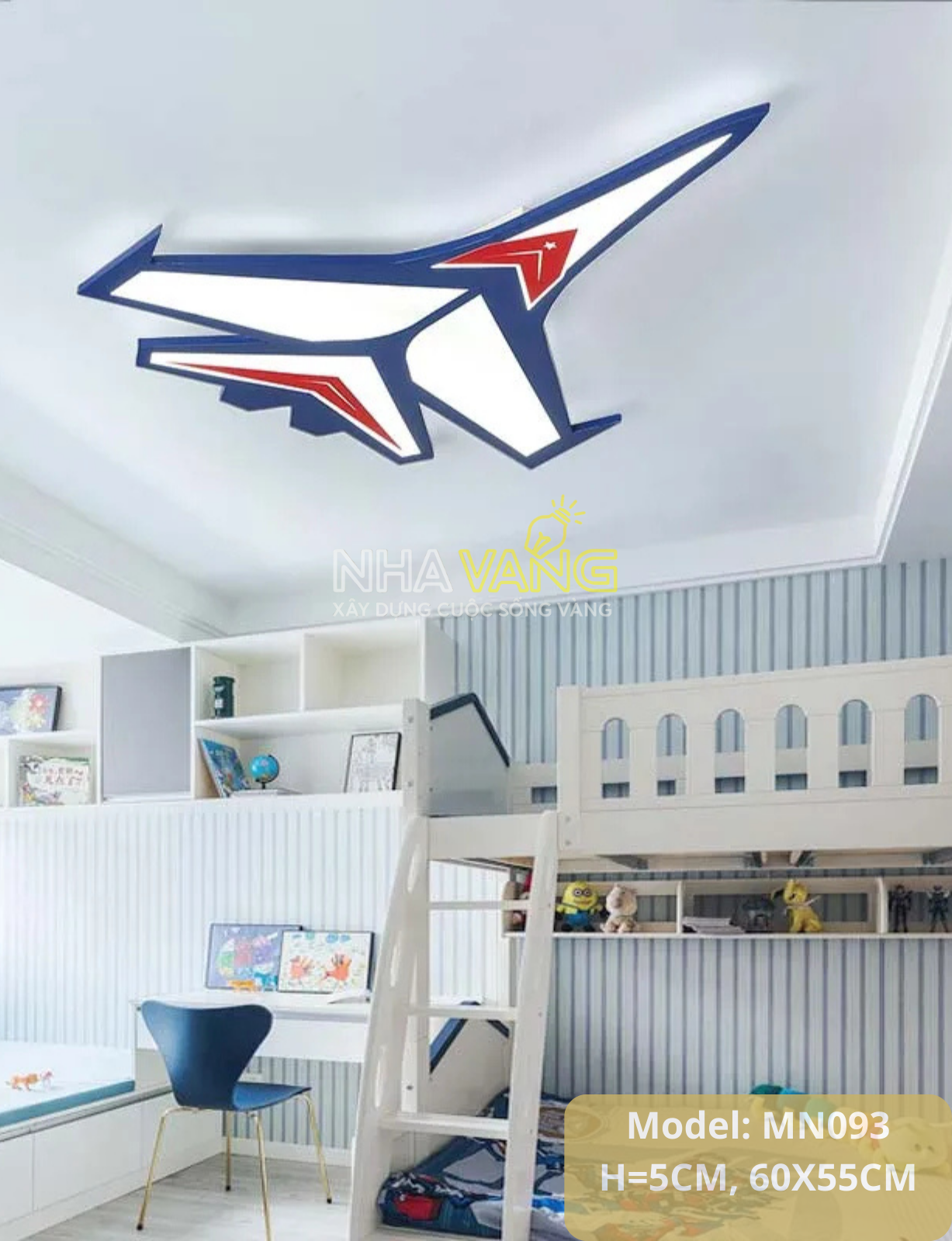 ĐÈN LED MICA ỐP TRẦN TẠO HÌNH DÀNH CHO BÉ TRAI MN-093