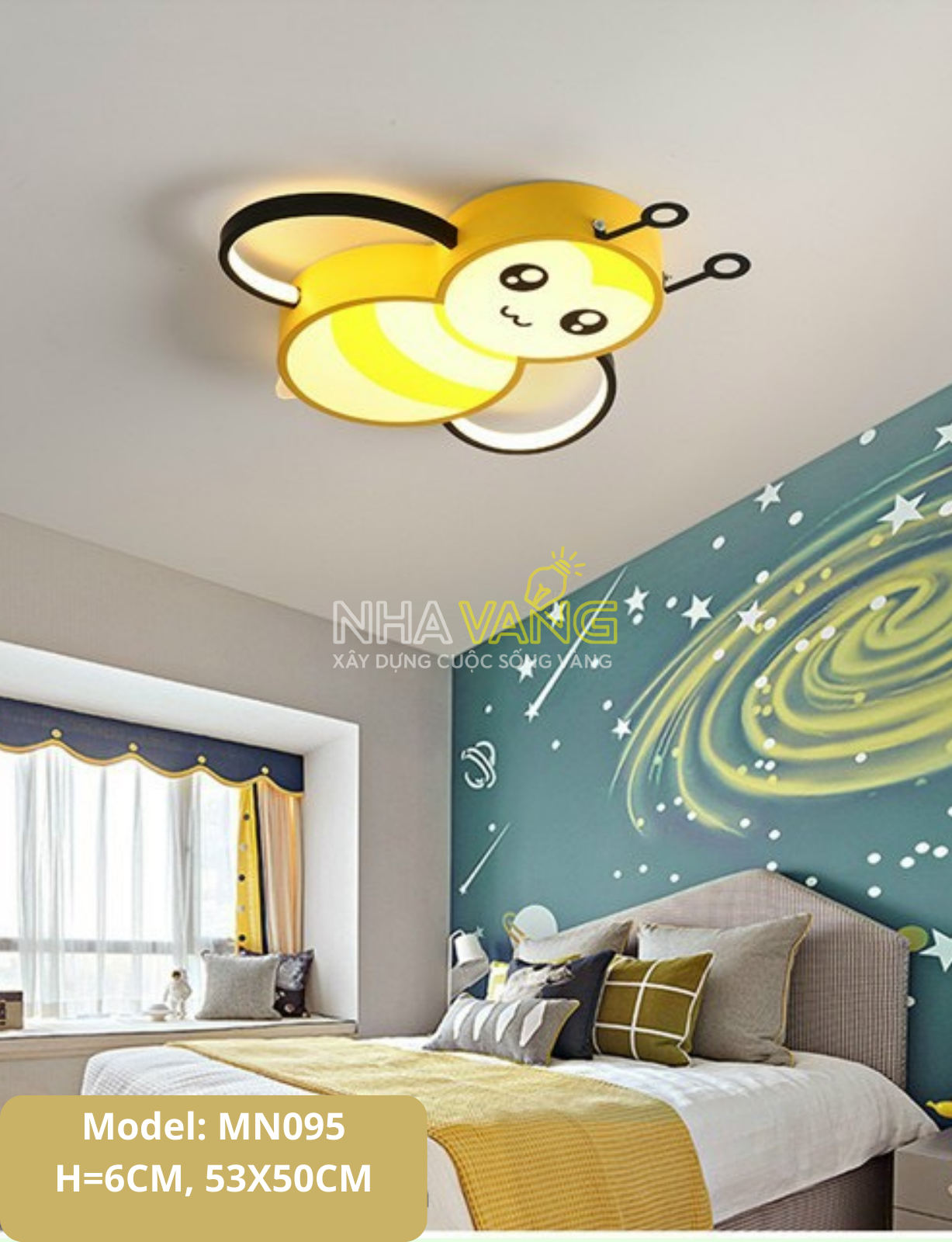 ĐÈN LED MICA ỐP TRẦN TẠO HÌNH DÀNH CHO BÉ TRAI MN-095