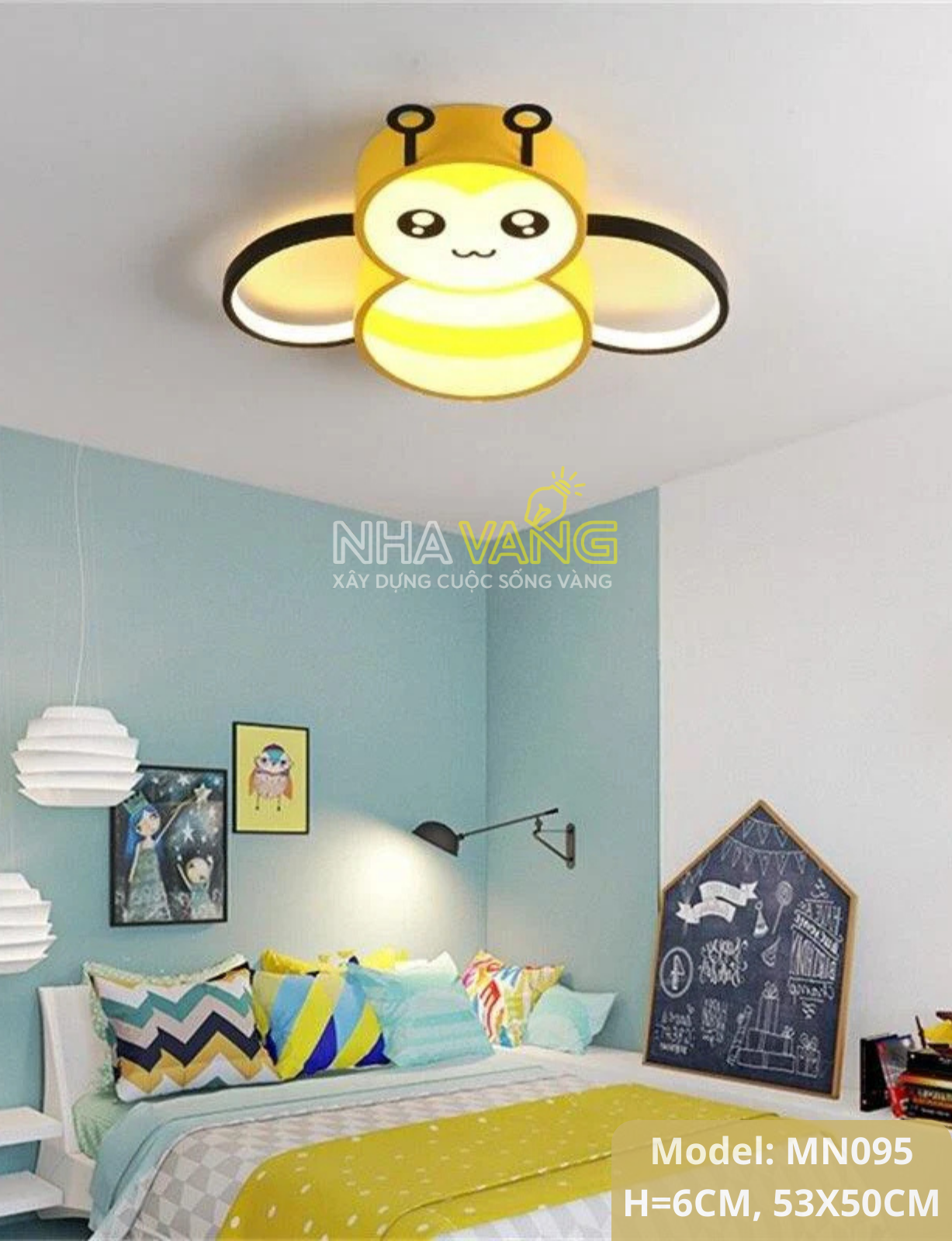 ĐÈN LED MICA ỐP TRẦN TẠO HÌNH DÀNH CHO BÉ TRAI MN-095 - Ảnh 2