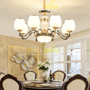 ĐÈN CHÙM CỔ ĐIỂN DÁNG CỐC 8 TAY N-605/8