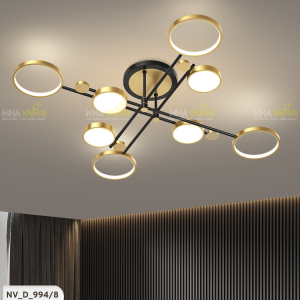 ĐÈN TRẦN TRANG TRÍ 8 BÓNG THIẾT KẾ HIỆN ĐẠI 𝐍𝐕_𝐃𝟗𝟒𝟒/𝟖