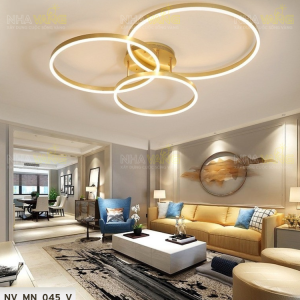 ĐÈN ỐP TRẦN MICA 3 VÒNG TỐI GIẢN HIỆN ĐẠI NV_MN_045